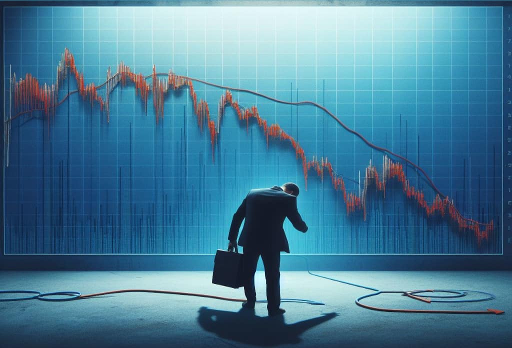 Erfolgreich Traden: Wie Sie Margin Calls vermeiden und profitabel handeln Symbolbild-Trader verzweifelt am Kursverlust. Gibt es einen Margin Call?