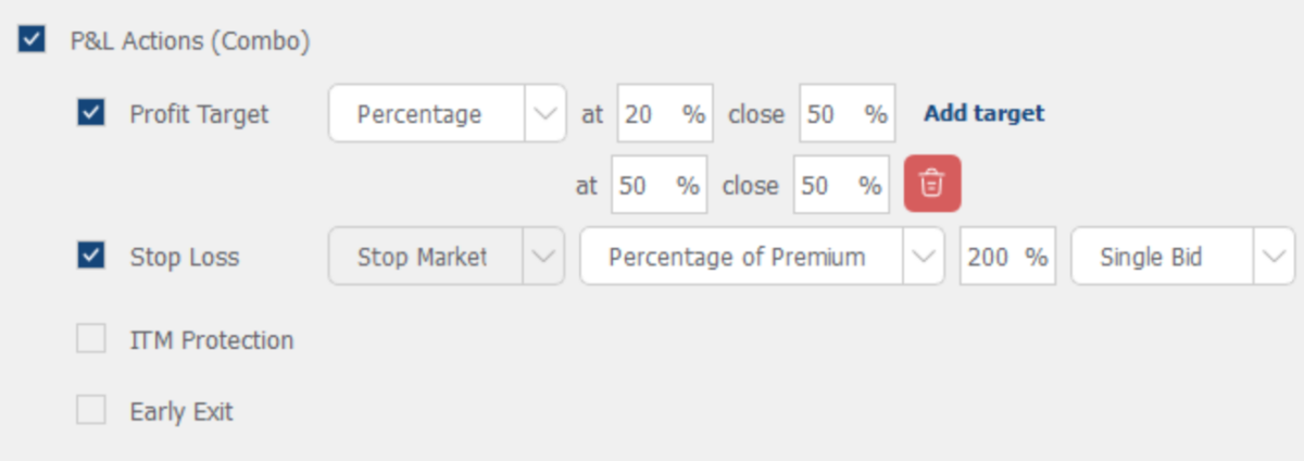 0DTE Optionen im Daytrading nutzen – Chancen & Risiken im täglichen Börsenhandel OptionsApp - Beispiel für Ordermanagement