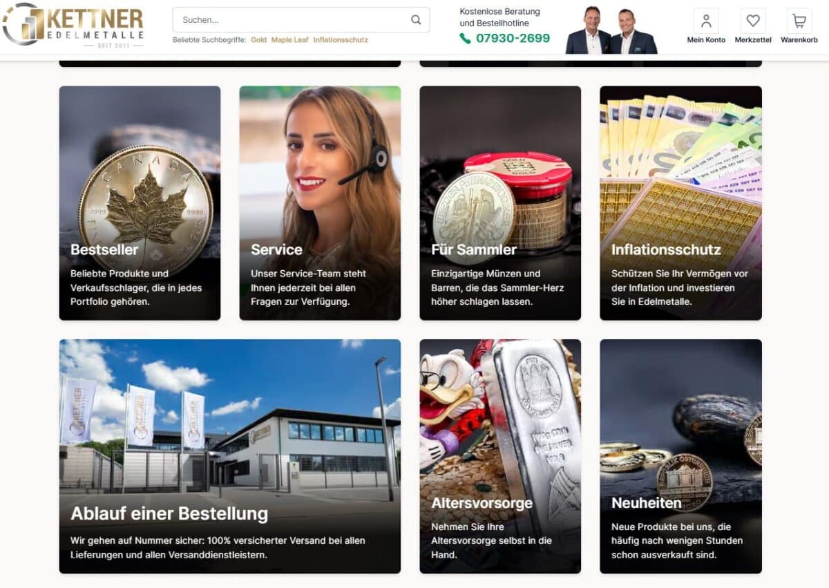 Kettner Edelmetalle Erfahrungen – ist Dominik Kettner seriös? Das Produkt Angebot von Kettner Edelmetalle