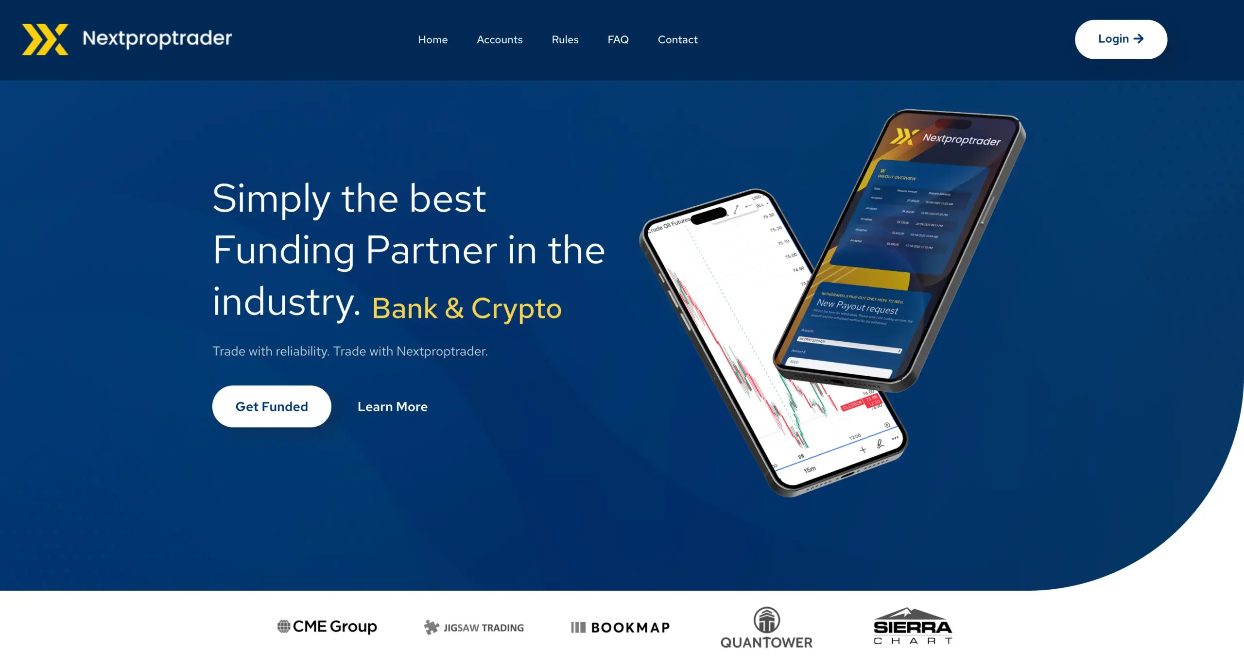 NextPropTrader Erfahrungen 2025: Seriös oder Abzocke? Website von NextPropTrader