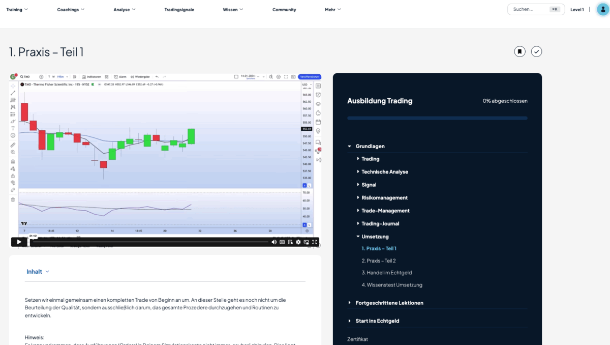 PJM Investment Akademie – die Investmentausbildung von Philipp J. Müller Die Trading ausbildung von PJM - Überblick