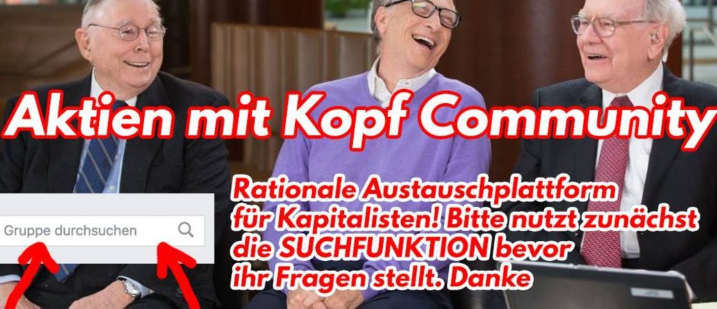 Aktien mit Kopf - Vorstellung und Erfahrung (2025) Screenshot Facebookgruppe Aktien mit Kopf
