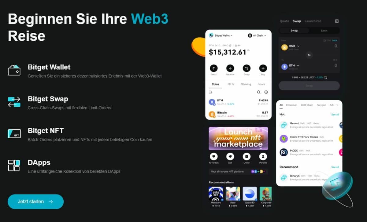 Bitget Erfahrung: Die populäre Krypto-Börse im Test (2025) Bitget ist seit 2018 auf dem Markt und hat sich seitdem mit über 25 registrierten Nutzern zu einer etablierten Krypto-Börse entwickelt