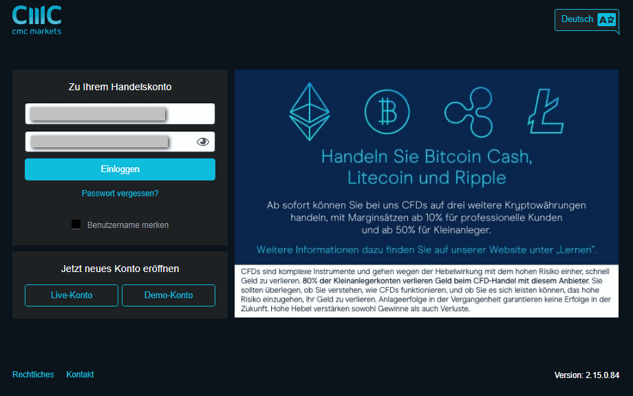 CMC Markets, der beliebte Online Broker im Fokus: Erfahrungen, Kosten, Seriosität, Test (2025) Einloggen in das Demokonto bei CMC Markets