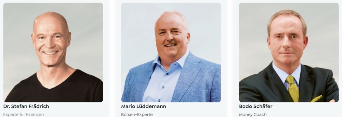 Die Greator Finanzakademie im Check – wie seriös ist die Ausbildung? Das Team hinter der Greator Finanzakademie umfasst neben dem Gründer Stefan Frädrich vier weitere Experten: Mario Lüddemann, Bodo Schäfer, Maximilian Reidl und Julian Hosp