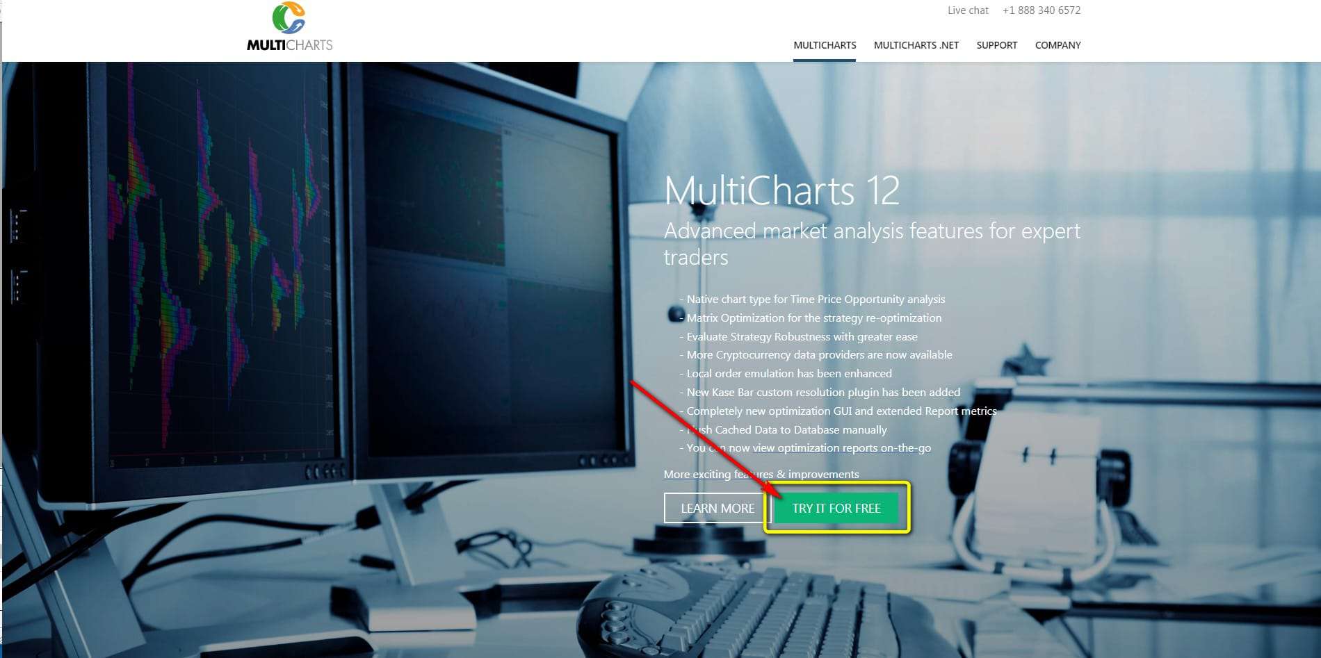 MultiCharts Software - Test und Erfahrungen (2025) Die Demoversion von MultiCharts, welche einen kostenfreien Test der Tradingplattform ermöglicht.