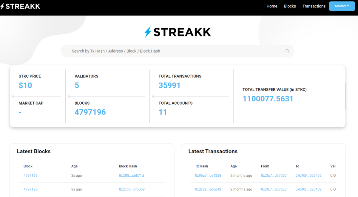Earn.World Erfahrungen (2025) – wie seriös ist die Krypto-Plattform wirklich? Die Daten der Streakk Blockchain sind nicht nur veraltet sondern zum Teil auch falsch und intransparent
