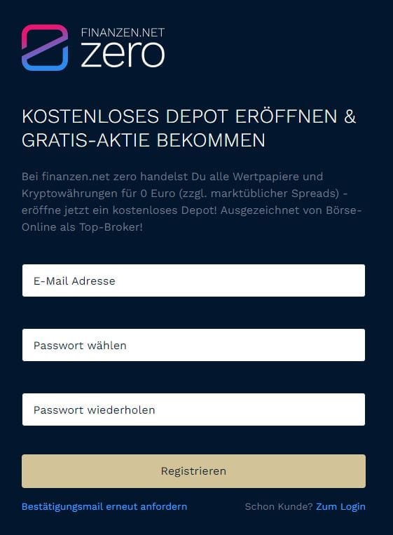 Finanzen.net: Erfahrungen, Kosten, Seriosität, Test (2025) Die Kontoeröffnung bei finanzen.net ZERO ist unkompliziert und in wenigen Minuten erledigt