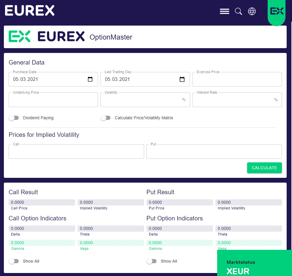 Die Eurex vorgestellt - Futures und Optionen (2025) Eurex OptionMaster