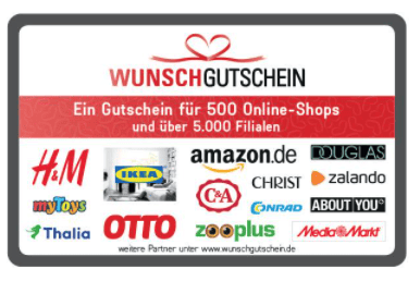 ING 50 Euro Wunschgutschein