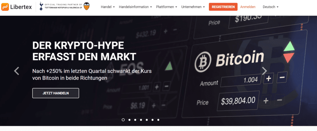 Libertex, der beliebte Online Broker im Fokus: Erfahrungen, Kosten, Seriosität, Test (2025) Libertex Webseite