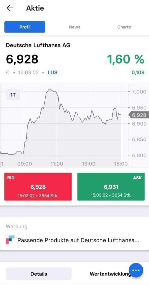 Optionsscheine suchen und finden – so geht man vor. Der ultimative Guide. Optionsscheinfinder Stock 3 App, Position des Optionsscheinfinders in der App