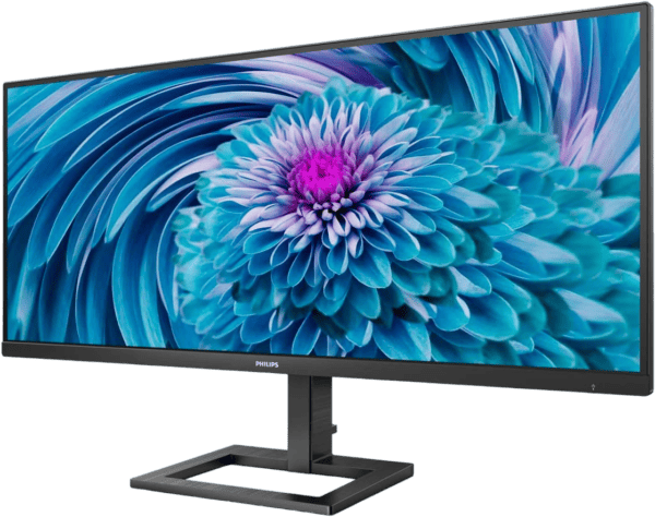 So wählst du den besten und optimalen Trading-Monitor - der ulitmative Guide (2025) Das Bild zeigt den Trading-Monitor von Philips: E-Line 346E2LAE