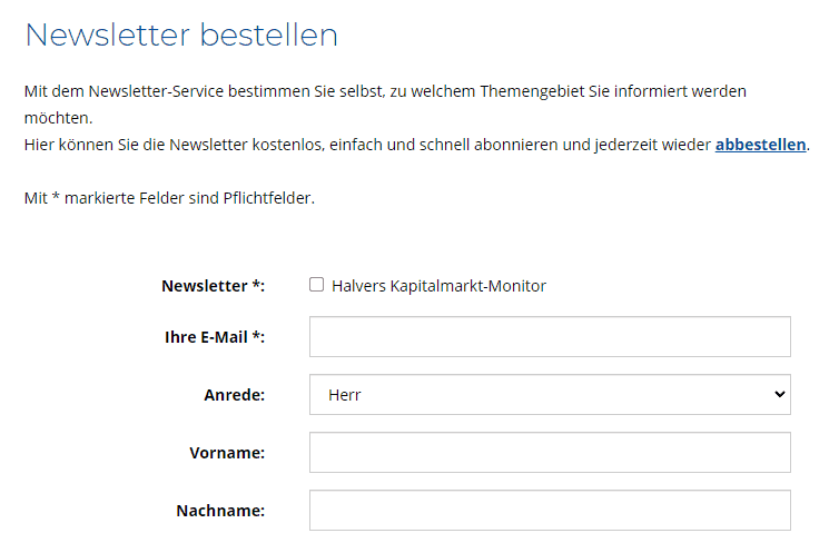 Robert Halver von der Baader Bank vorgestellt (2025) Robert Halver Newsletter