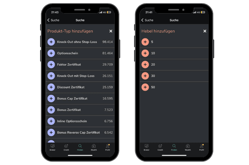 Scalable Capital, der beliebte Online Broker im Fokus: Erfahrungen, Kosten, Seriosität, Test (2025) Scalable Capital bietet verschiedene Hebelprodukte an zwischen denen du Typ Hebel und Richtung frei waehlen kannst 1