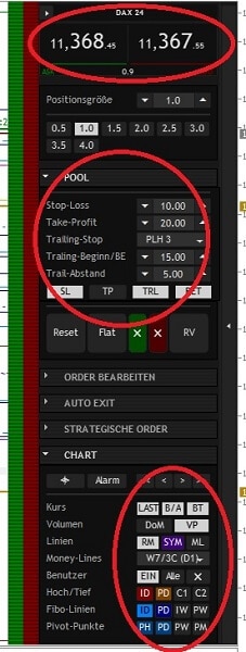 StereoTrader - Erfahrungen und Test (2025) Stereotrader Haupt-Panel für CFD-Trading