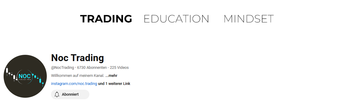 Max Steinauer, Decker Capital, Luke Michels Trading & Co. - Hidden Trading Champions auf YouTube (2025) der youtube kanal von noc trading