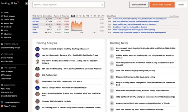 ChartMill Erfahrungen - so gut ist die Analyse-Plattform wirklich (2025) ChartMill.com Alternative - Seeking Alpha