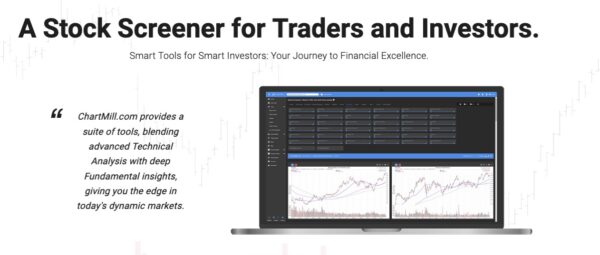 ChartMill Erfahrungen - so gut ist die Analyse-Plattform wirklich (2025) ChartMill.com Webseite Screenshot