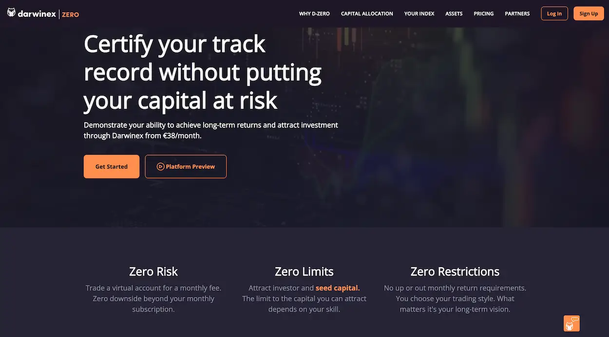 Darwinex Zero: Trader werden ohne Startkapital - was steckt dahinter? (2025) Homepage von Darwinex Zero