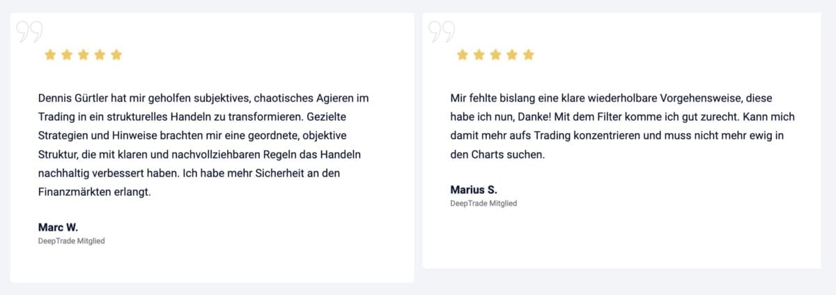 Deeptrade Review - Was steckt hinter der Trading- und Webinar-Plattform von Dennis Gürtler? deeptrade erfahrungen