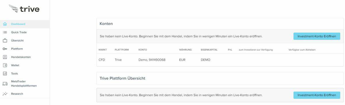 Trive, der beliebte Online Broker im Fokus: Erfahrungen, Kosten, Seriosität, Test (2025) demokonto bei trive
