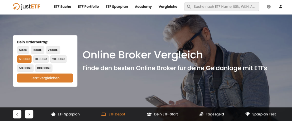 extraETF Vergleich mit justETF