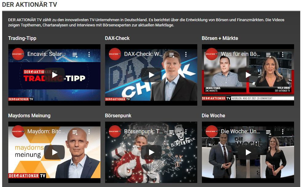 finanztreff.de - Vorstellung des Finanzportals (2025) finanztreff.de Videorubrik - Der Aktionär TV