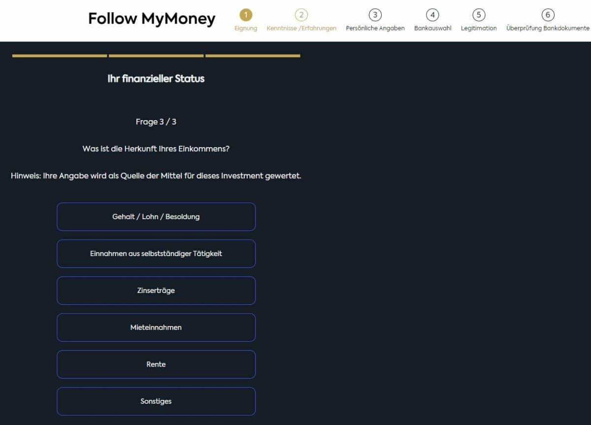 Follow MyMoney Erfahrungen - MyTrader (2025) followmymoney anmelde prozess