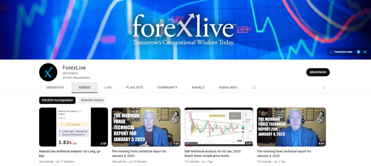 Forexlive.com - hier erfährst du alles über das beliebte Finanzportal für Forex-Trader forexlive youtube