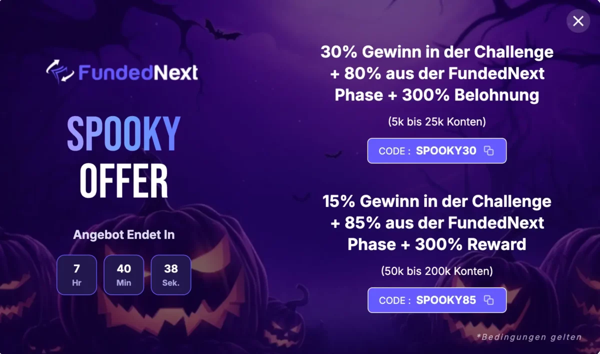 Prop Trading mit FundedNext (2025): Seriös oder nur Marketing-Hype? Discountcodes für FundedNext