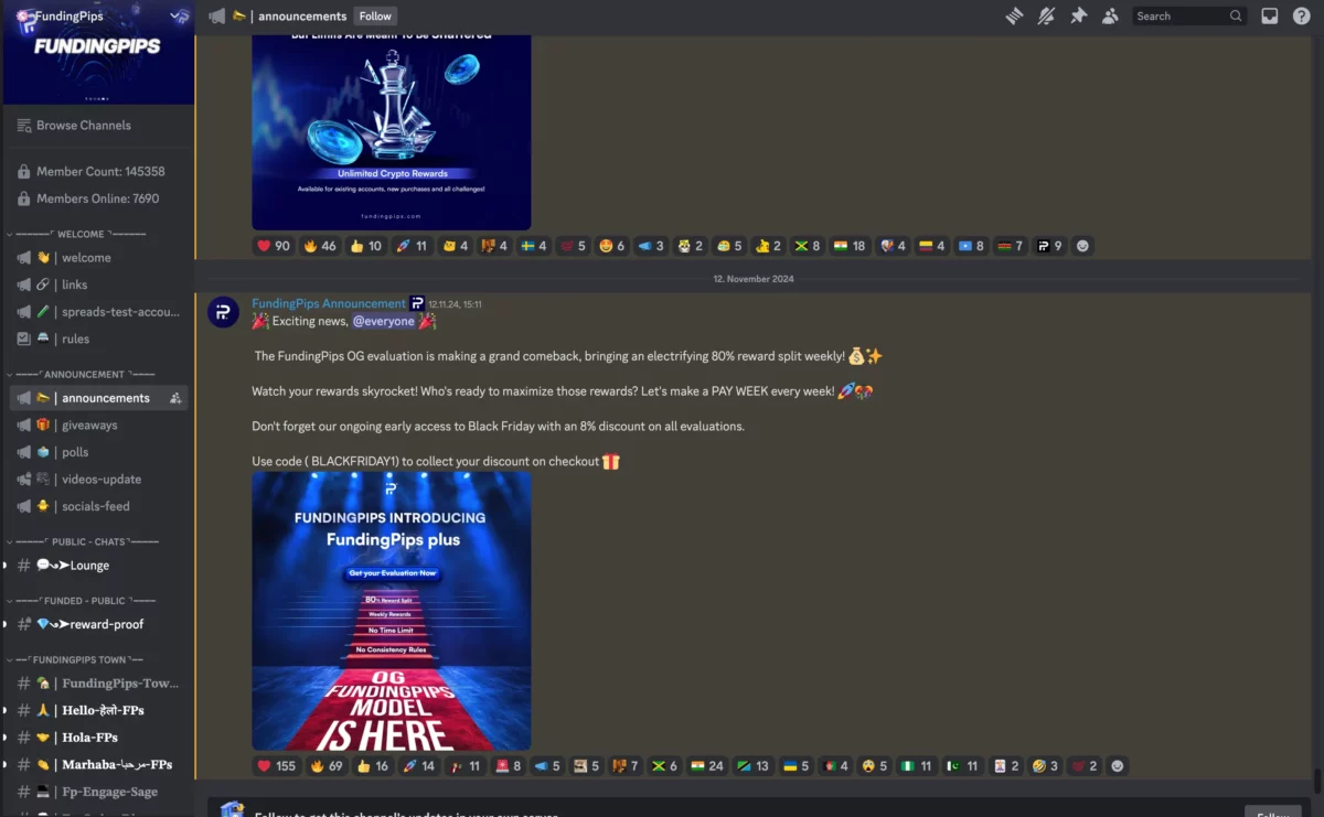Erfahrungen mit Funding Pips: Wie seriös ist die Prop Firma? (2025) Discordserver von FundingPips