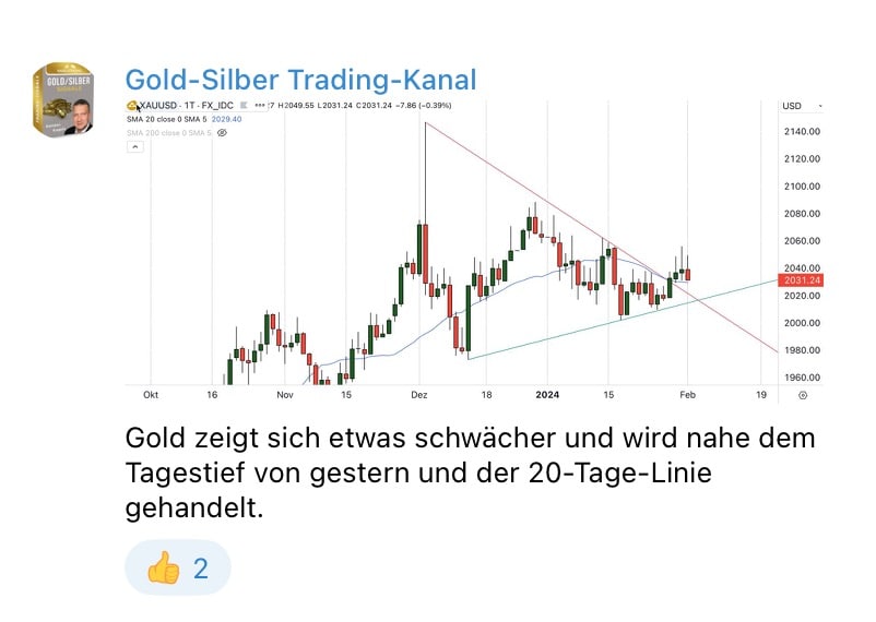 Telegram Trading Gruppen - was steckt dahinter? gold silber telegram gruppe