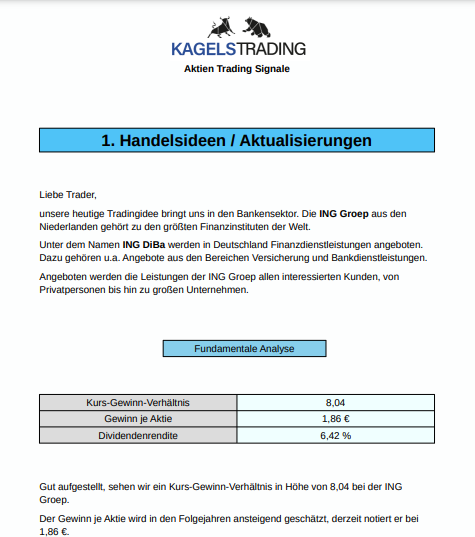 Aktien Signale jetzt 14 Tage für 19,90 € testen! handelsideen