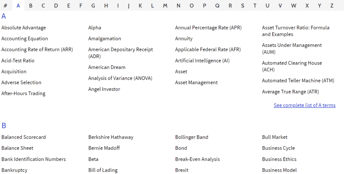 Investopedia.com – das größte Finanzportal für Trader & Anleger (2025) Lexikon von Investopedia.com