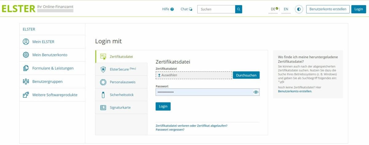 Trading Steuern sparen - der ultimative Guide für 2025 login beim elster programm um steuern zurueckzuholen