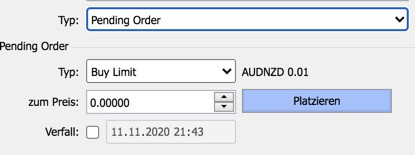 Ordertypen - die wichtigsten Orderarten für Trader und aktive Anleger (2025) Buy Limit Order im MetaTrader