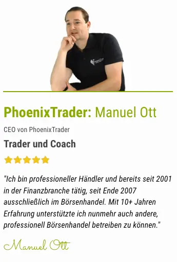 PhoenixTrader Academy – Erfahrungen, Kosten und alles, was du wissen musst(2025) Foto von Manuell Ott - dem Gründer der PhoenixTrader Academy