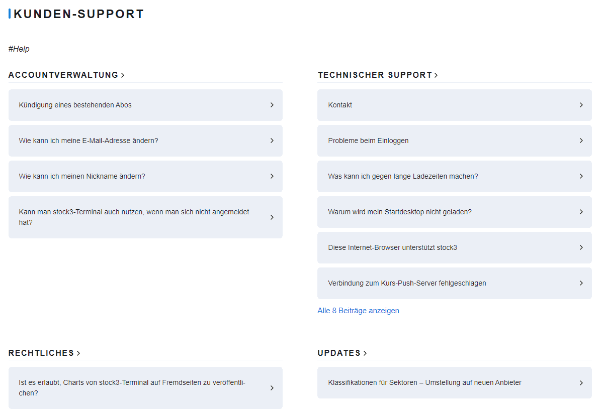 stock3: das große Finanzportal – ehrliche Erfahrungen und Test. Wie gut ist die Plattform? stock3 help desk center