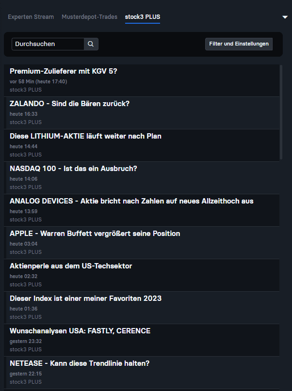 stock3: das große Finanzportal – ehrliche Erfahrungen und Test. Wie gut ist die Plattform? stock3 plus artikel im terminal