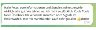 DAX Daytrading Signale 14 Tage testen! testimonial peter zoeller