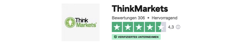 ThinkMarkets Erfahrungen – Test und Bewertung (2025) Screenshot von ThinkMarkets auf Trustpilot