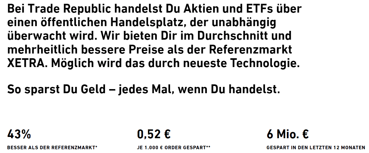 Trade Republic, der beliebte Online Broker im Fokus: Erfahrungen, Kosten, Seriosität, Test (2025) trade republic gibt an 43 guenstigere spreads als die xetra anzubieten