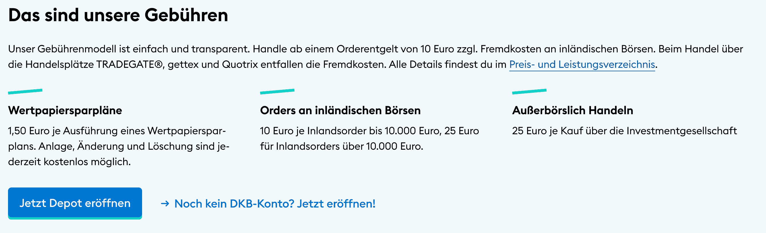 Tradegate Gebühren - Wie viel kostet die Geldanlage bei Tradegate? Tradegate dkb kosten
