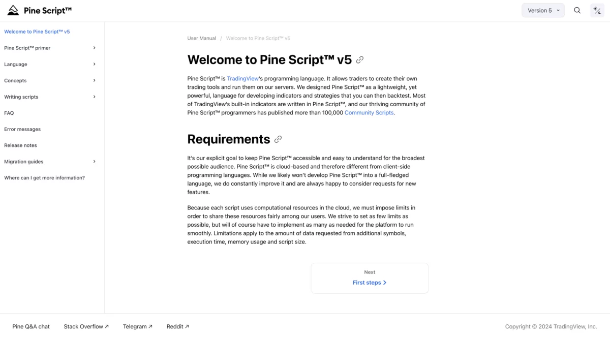 Einführung in TradingView's Pine Script: Alles, was du wissen musst (2025) Pine-Script Benutzerhandbuch von TradingView