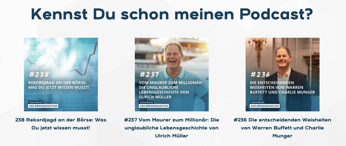 Ulrich Müller Erfahrungen - das bringen die Seminare der Wealth Academy (2025) Der Podcast von Ulrich Müller