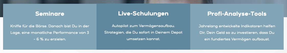 Ulrich Müller Erfahrungen - das bringen die Seminare der Wealth Academy (2025) Die Angebote der Ulrich Müller Wealth Academy auf einen Blick