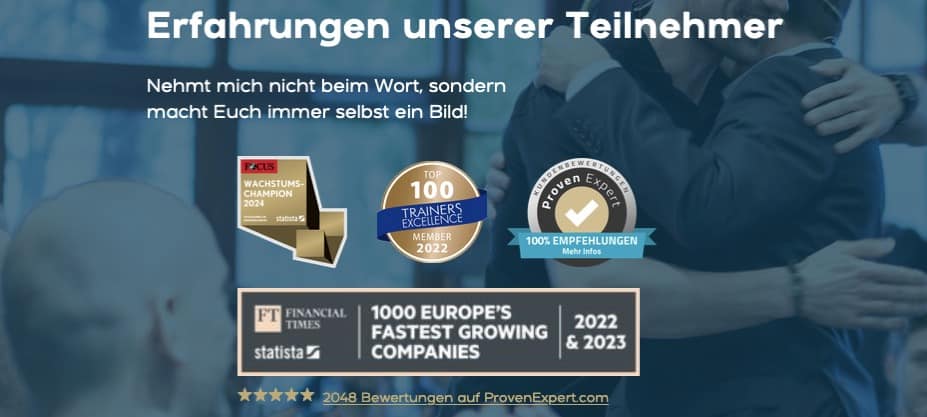Ulrich Müller Erfahrungen - das bringen die Seminare der Wealth Academy (2025) Erfahrungen der Teilnehmer der Wealth Academy