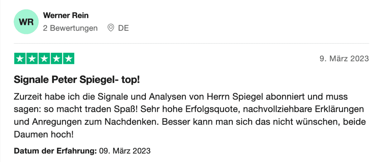 werner rein bewertung peter spiegel