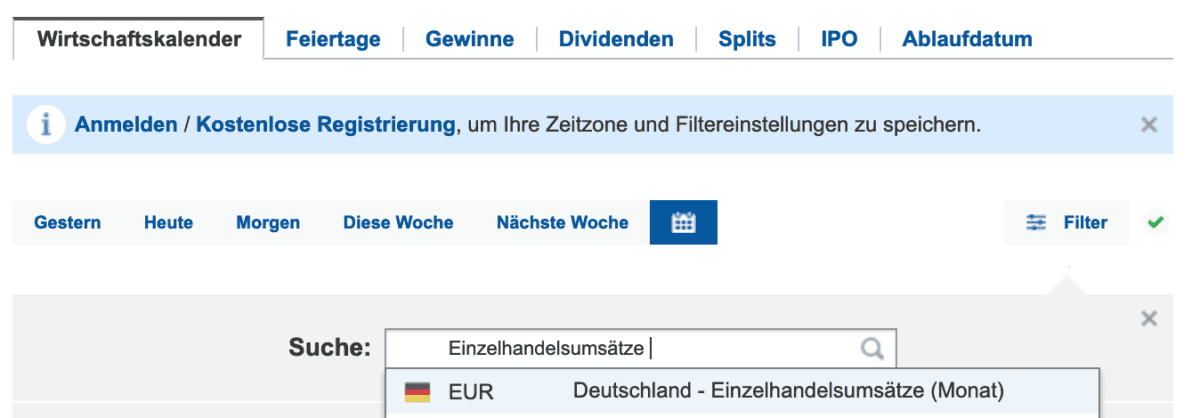 investing wirtschaftskalender event 1